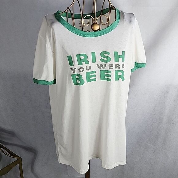 Zoe & Liv Irish You Were Beer St. Patrick's Day T~shirt - Picture 1 of 6